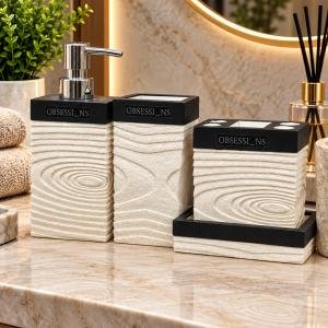 Alvina 4 Pcs Bathroom Set - 0048
