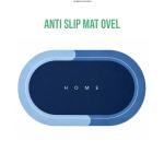 Anti slip ovel mat