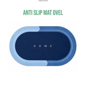 Anti slip ovel mat