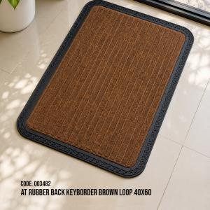 At Rubber Back Keyborder brown Loop 40x60