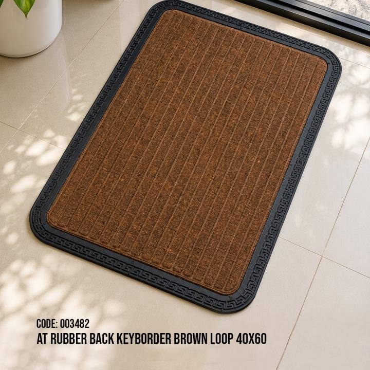 At Rubber Back Keyborder brown Loop 40x60