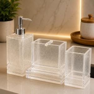 Bath Series Set Acry 4 Pcs - 5493