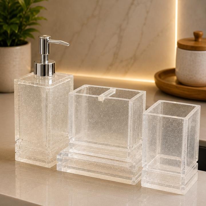 Bath Series Set Acry 4 Pcs - 5493