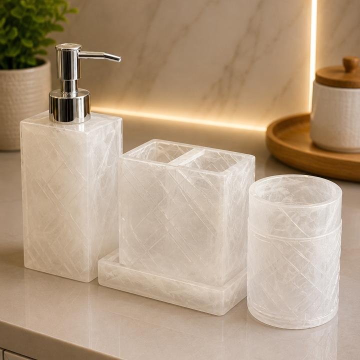 Bath Series Set Acry 4 Pcs - 5493