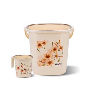 bucket and mug