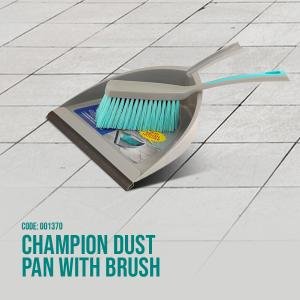 Champion Dustpan with Brush