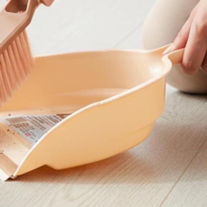 Dustpan Set Big with Brush Wondra