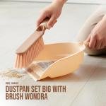 Dustpan Set Big with Brush Wondra