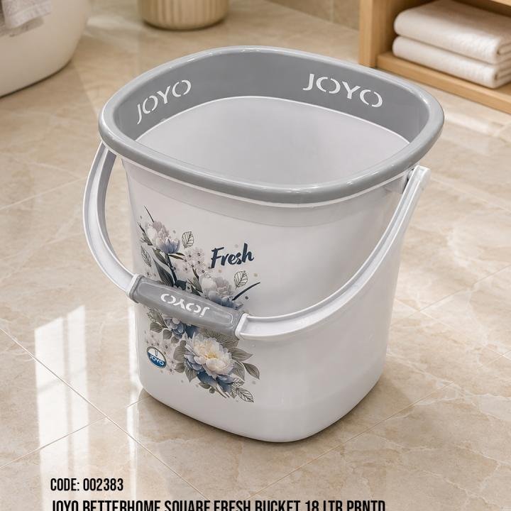 Joyo Betterhome Square Fresh Bucket 18 Ltr Prntd