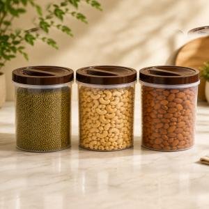 Joyo Spacio Container 1500 ml 3 Pc Set Tr Plain - 5003