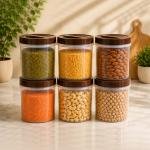 Joyo Spacio Container 500 ml 6 Pc Set Tr Plain - 5001