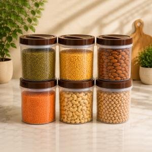 Joyo Spacio Container 500 ml 6 Pc Set Tr Plain - 5001