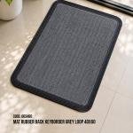 Mat Rubber Back Keyborder grey Loop 40x60