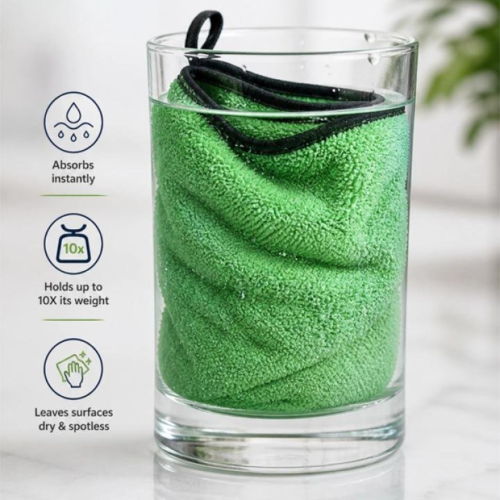 Microfiber Cloth Wipe Shine 40x30 600 gsm