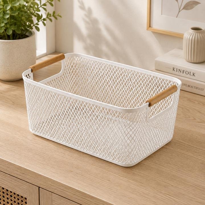 Plastic Storage Basket Recta Mesh B - 4692