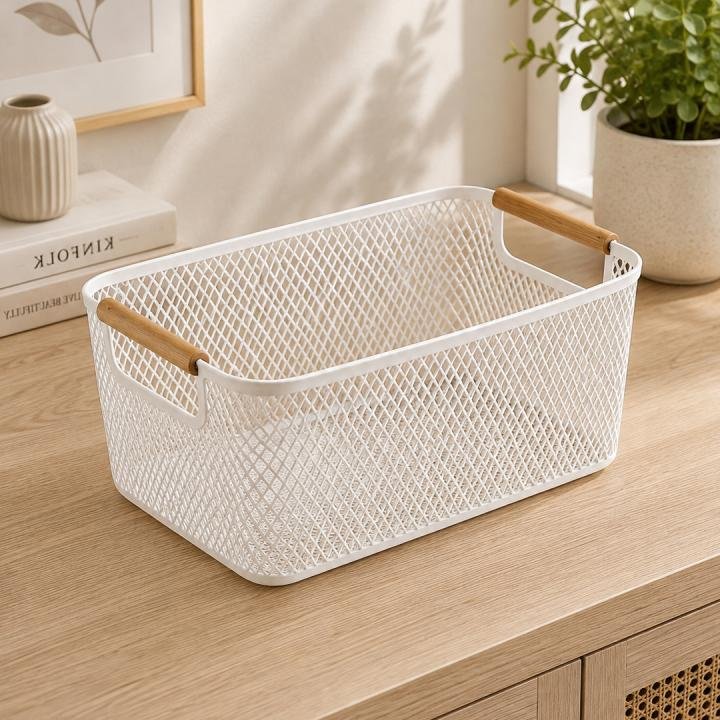 Plastic Storage Basket Recta Mesh M - 4700