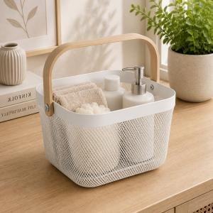 Plastic Storage Basket SQ Mesh M - 4693
